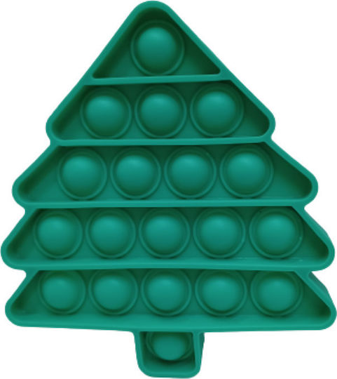 Pop It Fidget Christmas Tree Σιλικόνης Πράσινο