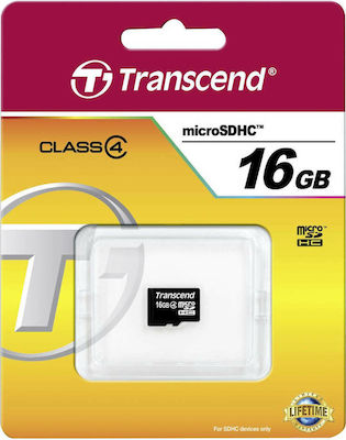 Transcend microSDHC 16GB Class 4 Default Speed