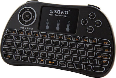 Savio KW-01 Fără fir Tastatură cu touchpad Engleză US