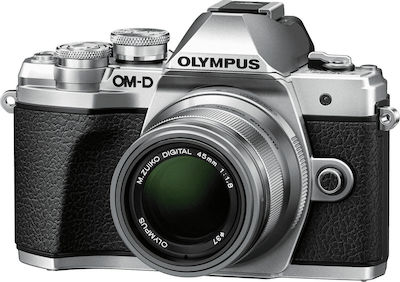 Olympus Crop Camera Lens M. Zuiko Digital 45mm 1:1.8 Steady for Micro Four Thirds (MFT) Mount Silver