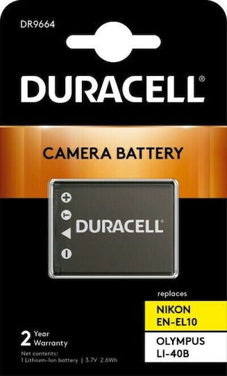 Duracell Μπαταρία Φωτογραφικής Μηχανής DR9664 DR9664 Ιόντων-Λιθίου (Li-ion) 700mAh Συμβατή με Fujifilm / Nikon / Olympus