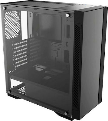 Deepcool Matrexx 55 V3 ADD RGB Gaming Midi Tower Κουτί Υπολογιστή με Πλαϊνό Παράθυρο Μαύρο