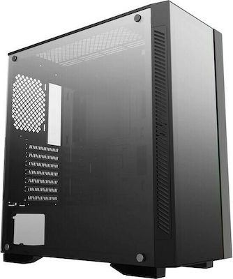 Deepcool Matrexx 55 V3 ADD RGB Gaming Midi Tower Κουτί Υπολογιστή με Πλαϊνό Παράθυρο Μαύρο