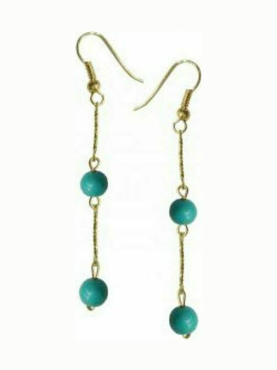 Tatu Moyo Earrings Gold Plated with Stones & Pearls Tatu Moyo Earrings Gold Plated with Stones & Pearls