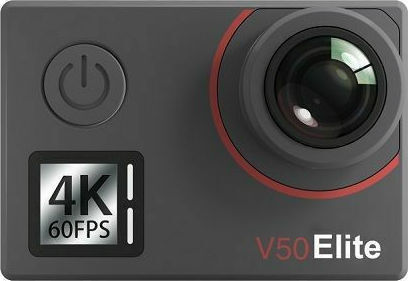 Akaso V50 Elite Action Camera 4K Ultra HD Underwater (with Case) with Touch Screen 2" Black