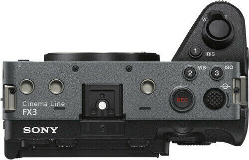 Sony Βιντεοκάμερα 4K UHD @ 120fps FX3 Αισθητήρας CMOS Αποθήκευση σε Κάρτα Μνήμης με Οθόνη 3" και HDMI