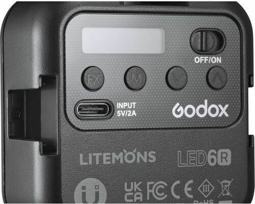 Godox LED6R Video Light 3200 - 6500K 6W with Brightness 270 Lux