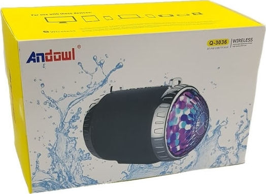 Andowl Q-3036 Ηχείο Bluetooth 8W Μαύρο