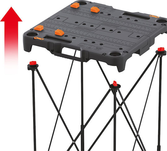 Worx Πάγκος Εργασίας Αντοχής 135kg 61x61x81.28cm WX066