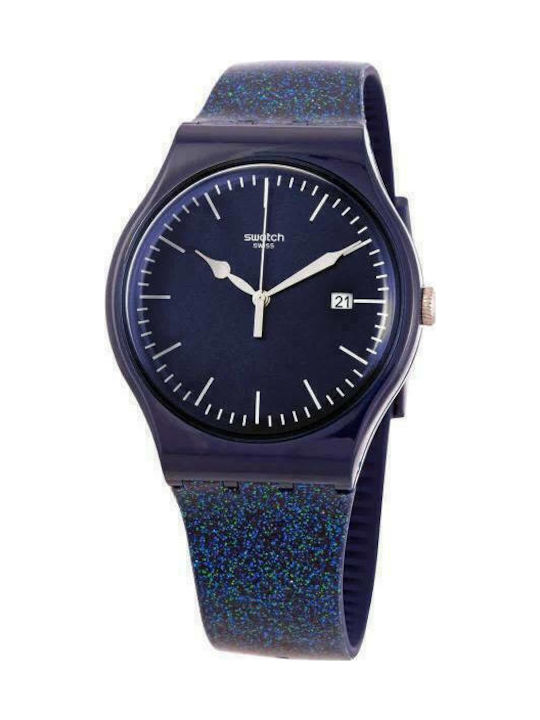 Swatch Damenuhr mit Gummiarmband Swatch Damenuhr mit Gummiarmband