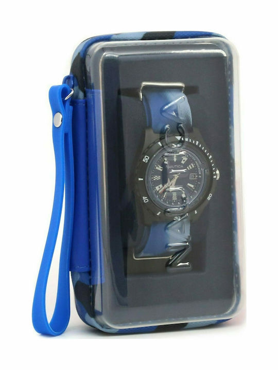 Nautica Часовник с Каучукова Каишка Nautica Часовник с Каучукова Каишка