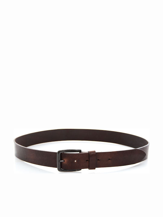 Men's Belt Leather Black Coffee