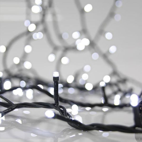 96 Lichter LED 9.5m. Kaltes Weiß Solar in Zeichenfolge 1Stück