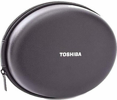 Toshiba RZE-BT1200H Ασύρματα/Ενσύρματα Over Ear Ακουστικά με 20 ώρες Λειτουργίας Μαύρα