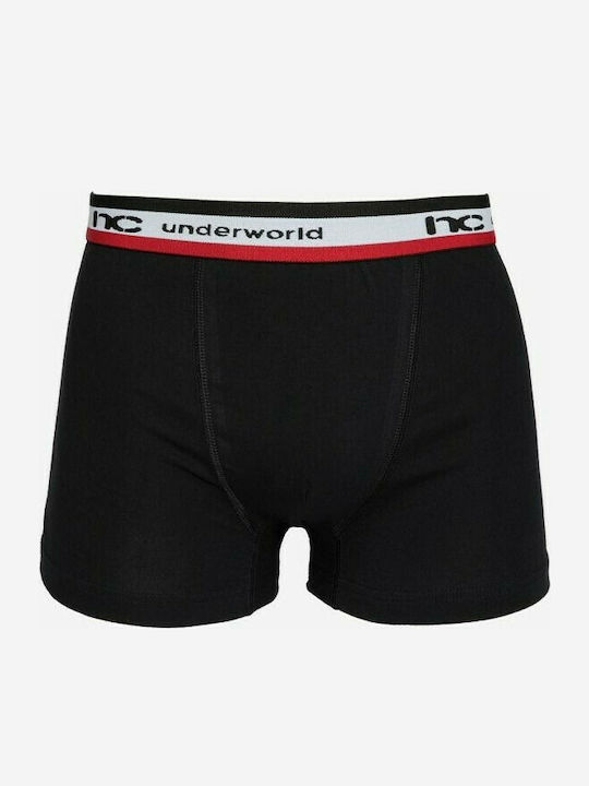 Nina Club 411 Men's Boxer Black / Tricolour