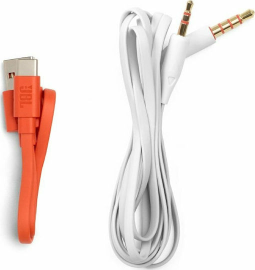 JBL Tune 660NC Ασύρματα / Ενσύρματα On Ear Ακουστικά με 44 ώρες Λειτουργίας και Quick Charge Λευκά