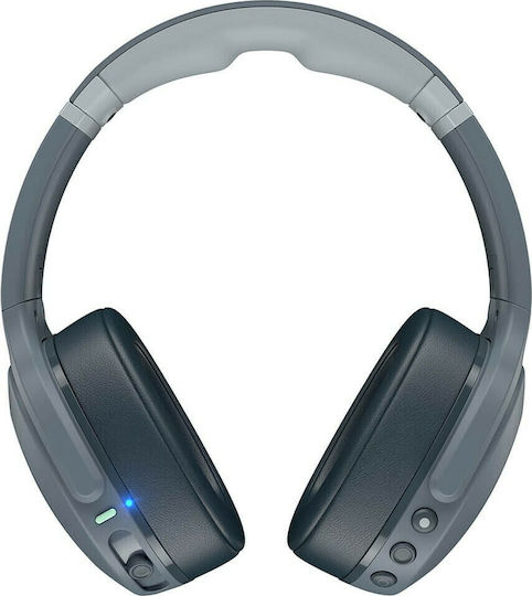 Skullcandy Crusher EVO Wireless / Wired Over Ear Headphones with 40 hours of Operation and Quick Charge Gray