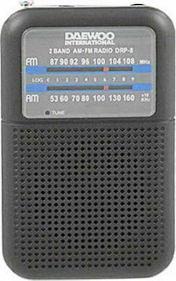 Daewoo DRP-8 Portable Radio Battery Black