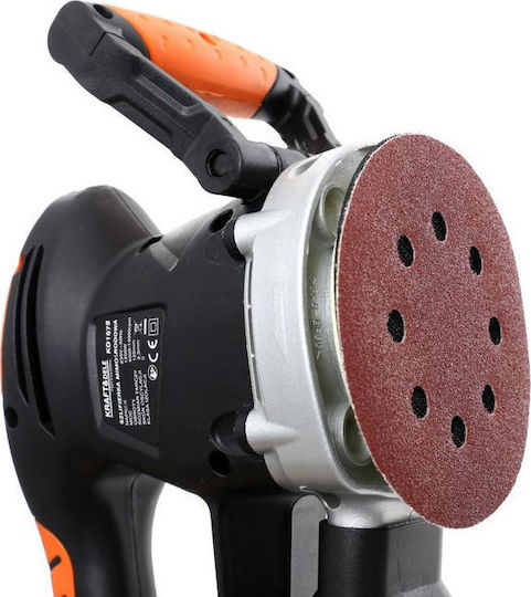 Kraft & Dele KD1678 Έκκεντρο Τριβείο 125mm Ρεύματος 1200W με Ρύθμιση Ταχύτητας και με Σύστημα Αναρρόφησης