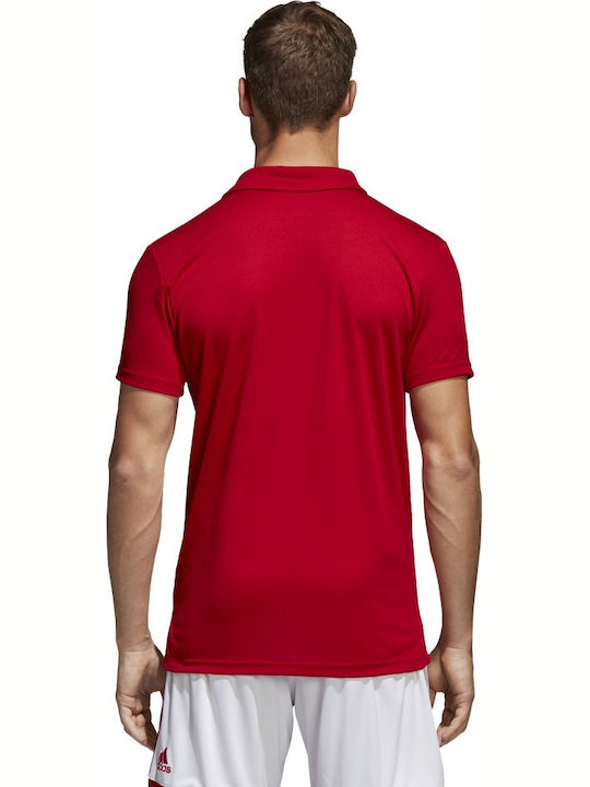 adidas Core 18 Polo Blouse Red