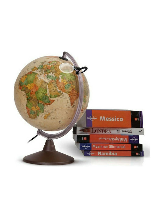 Diakakis Illuminated World Globe with Diameter 30cm