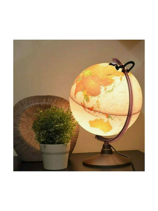 Diakakis Illuminated World Globe with Diameter 30cm