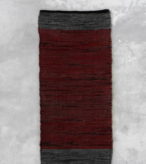 Nima Arlo Teppich Rechteckig Synthetisch,Polyester/Cotton/Leather Red
