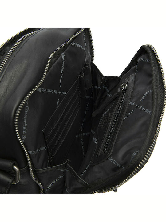 Leather Men's Bag Shoulder / Crossbody Black