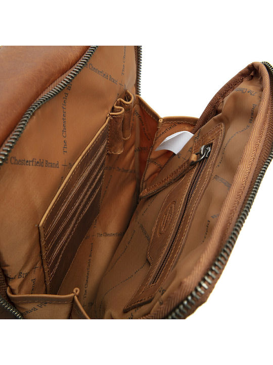 Leather Men's Bag Shoulder / Crossbody Tabac Brown
