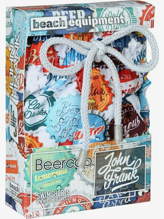 Beercap Men's Swimwear Shorts Multicolour with Patterns