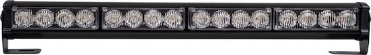 GloboStar Car Signaling Bar LED 10 - 30V Waterproof 45cm with Orange Lighting
