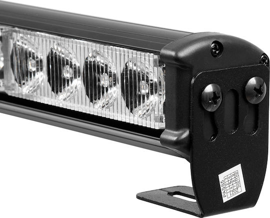 GloboStar Car Signaling Bar LED 10 - 30V Waterproof 45cm with Orange Lighting
