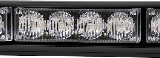 GloboStar Car Signaling Bar LED 10 - 30V Waterproof 45cm with Orange Lighting