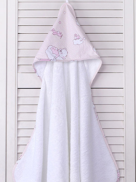 Baby Oliver Baby-Badetuch mit Kapuzen 75x75cm Baby Oliver Baby-Badetuch mit Kapuzen 75x75cm