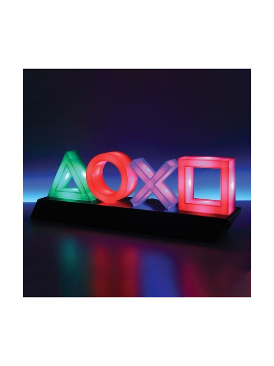 Kids Decorative Lamp Light Icons with Color Changes Multicolour 30.5x10.5x6εκ.