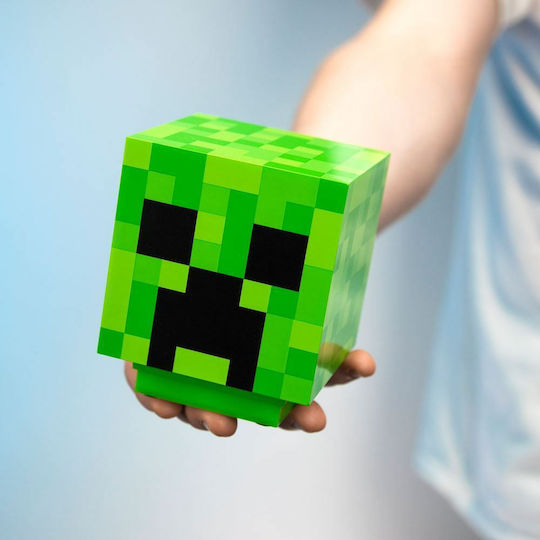 Paladone Lampă decorativă pentru copii Minecraft Creeper Verde 11εκ.