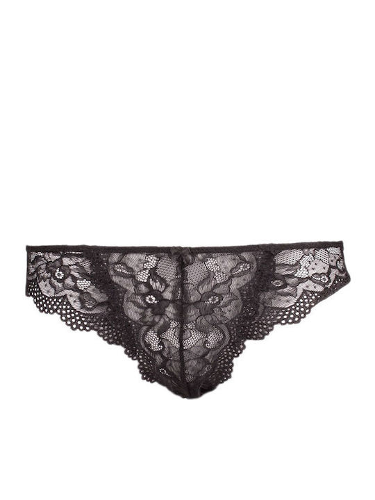Norddiva Lingerie Spitzen Unterwäsche-Set für Damen Bralette mit Brasilien Schwarz