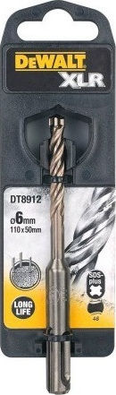 DEWALT FHC Four-Cut Drill Carbide with SDS Plus Shank for Masonry 6x50mm