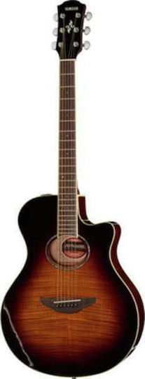 Yamaha Semi-Acoustic Guitar APX600FM Cutaway Sunburst