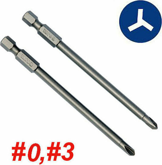 Yato Set 2 Screwdriver Bits