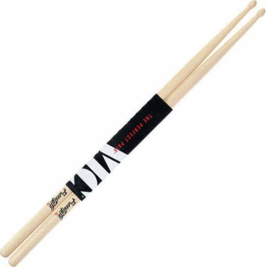 Vic Firth Hickory Drumsticks Drums American Concept Freestyle 7A with Tip Shape Oval