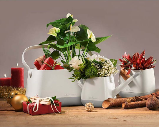 Lechuza Yula Plastic Watering Can 1.7lt White