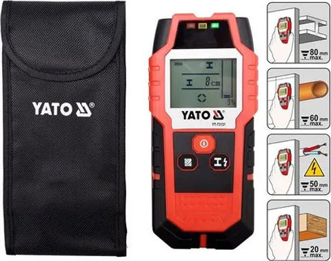 Yato YT-73131 Cable, Metal, Wood & Pipe Digital Sensor
