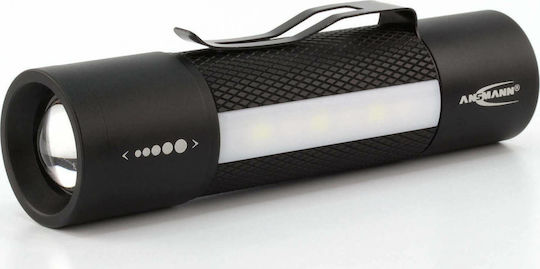 Ansmann Taschenlampe LED IP54 Doppelte Funktion mit maximaler Helligkeit 180lm Future Multi 3in1 Schwarz