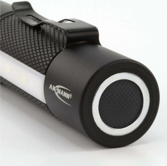 Ansmann Taschenlampe LED IP54 Doppelte Funktion mit maximaler Helligkeit 180lm Future Multi 3in1 Schwarz