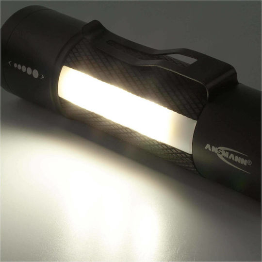 Ansmann Taschenlampe LED IP54 Doppelte Funktion mit maximaler Helligkeit 180lm Future Multi 3in1 Schwarz