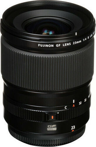 Fujifilm Format mediu Obiectiv Foto GF 23mm f/4 R LM WR Unghi larg pentru Montura Fujifilm G Black