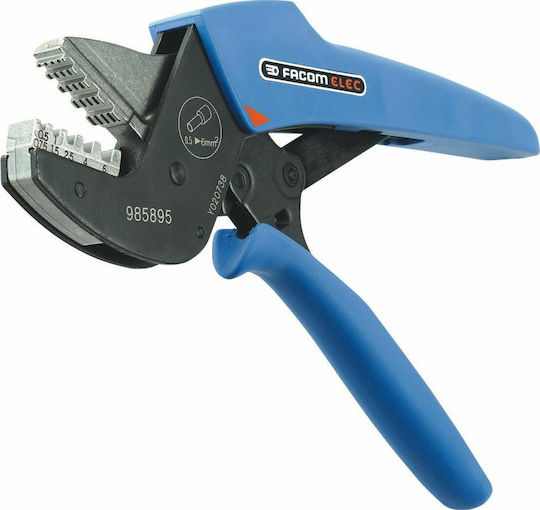 Facom Crimping Tool with Ratchet Mechanism (Length 230mm)