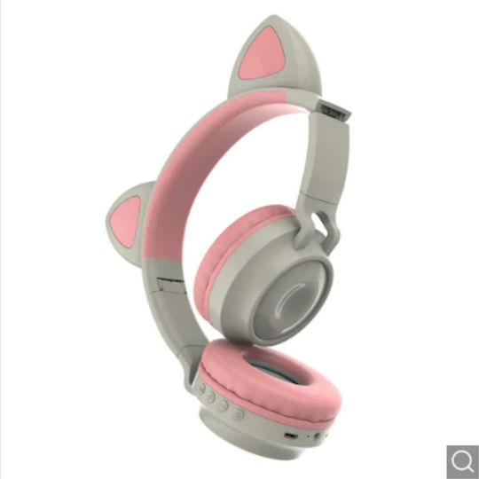 ZW028 Kabellose Bluetooth Am Ohr Kopfhörer mit Radio mit 5 Stunden Betriebszeit Gray