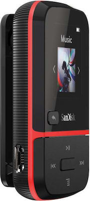 Sandisk Clip Sport Go New MP3 Player (32GB) με Οθόνη LED LCD 1.22" Κόκκινο